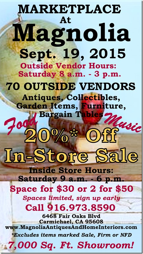 Don't Miss the September Marketplace at Magnolia Event!